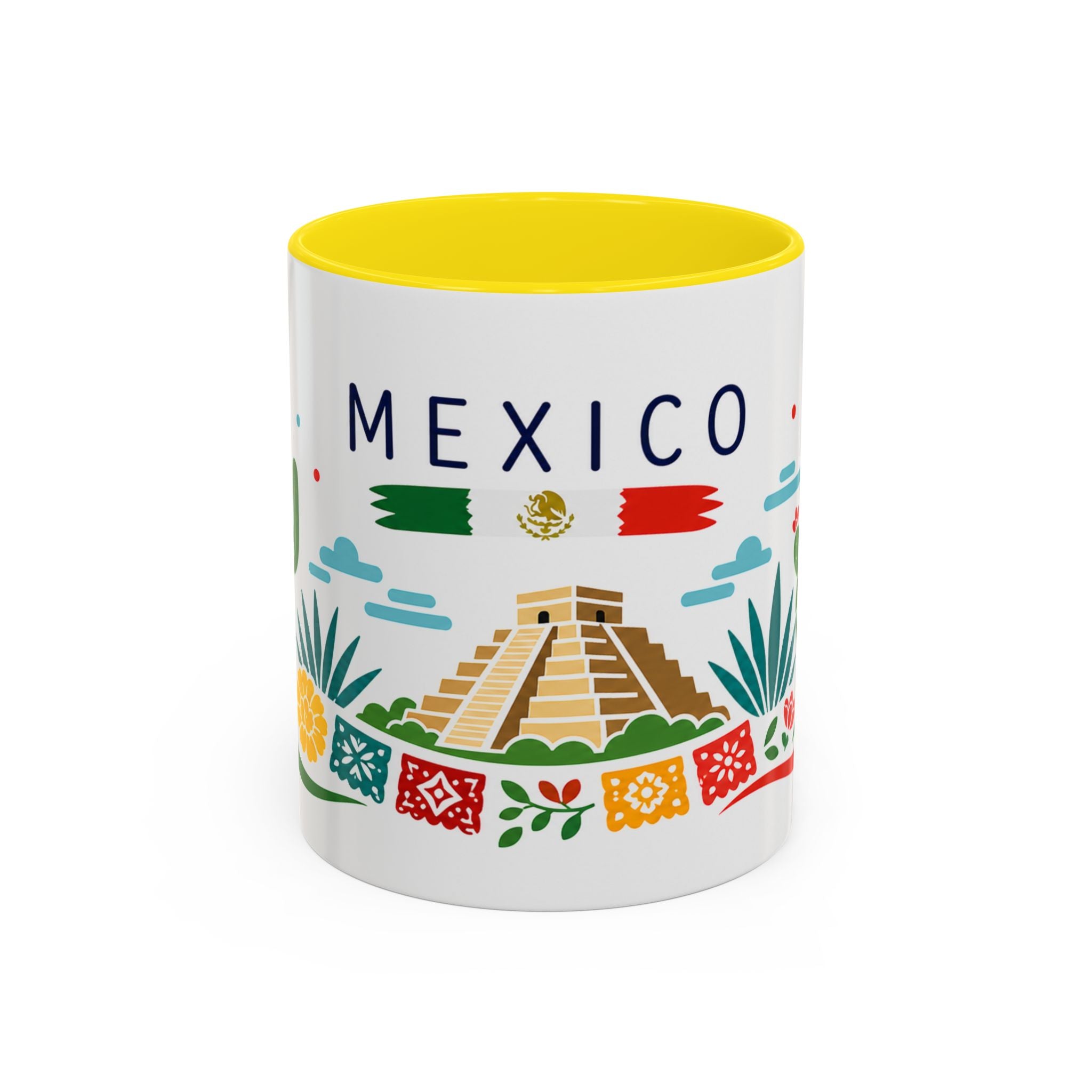 Mexico Coffee Mug | Travel Souvenir Accent Mug | Country Gift Ceramic Cup 11oz 15oz
