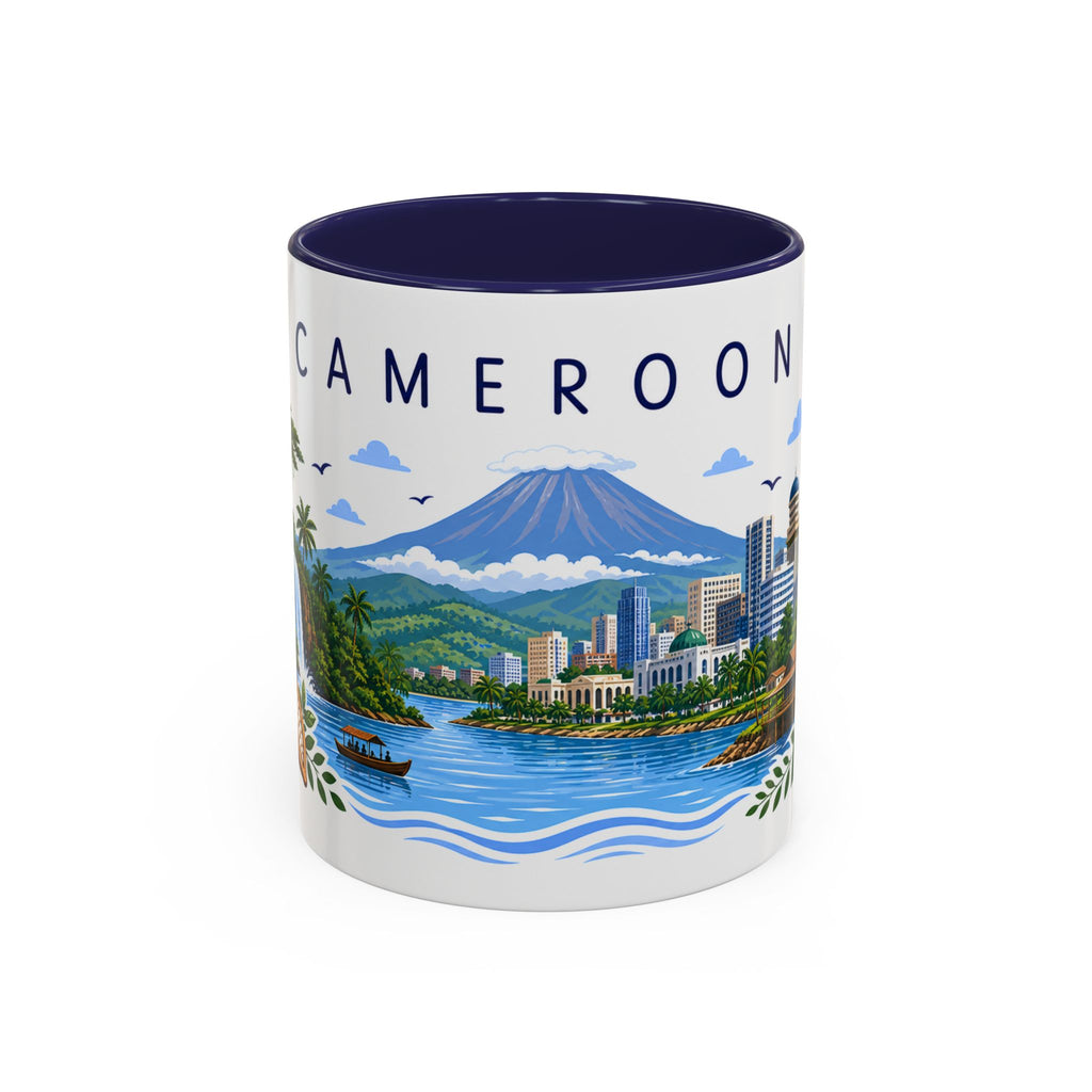 Cameroon Coffee Mug | Travel Souvenir Accent Mug | Place Gift Ceramic Cup 11oz 15oz