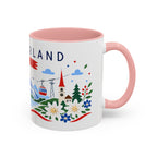 Switzerland Coffee Mug | Travel Souvenir Accent Mug | Country Gift Ceramic Cup 11oz 15oz