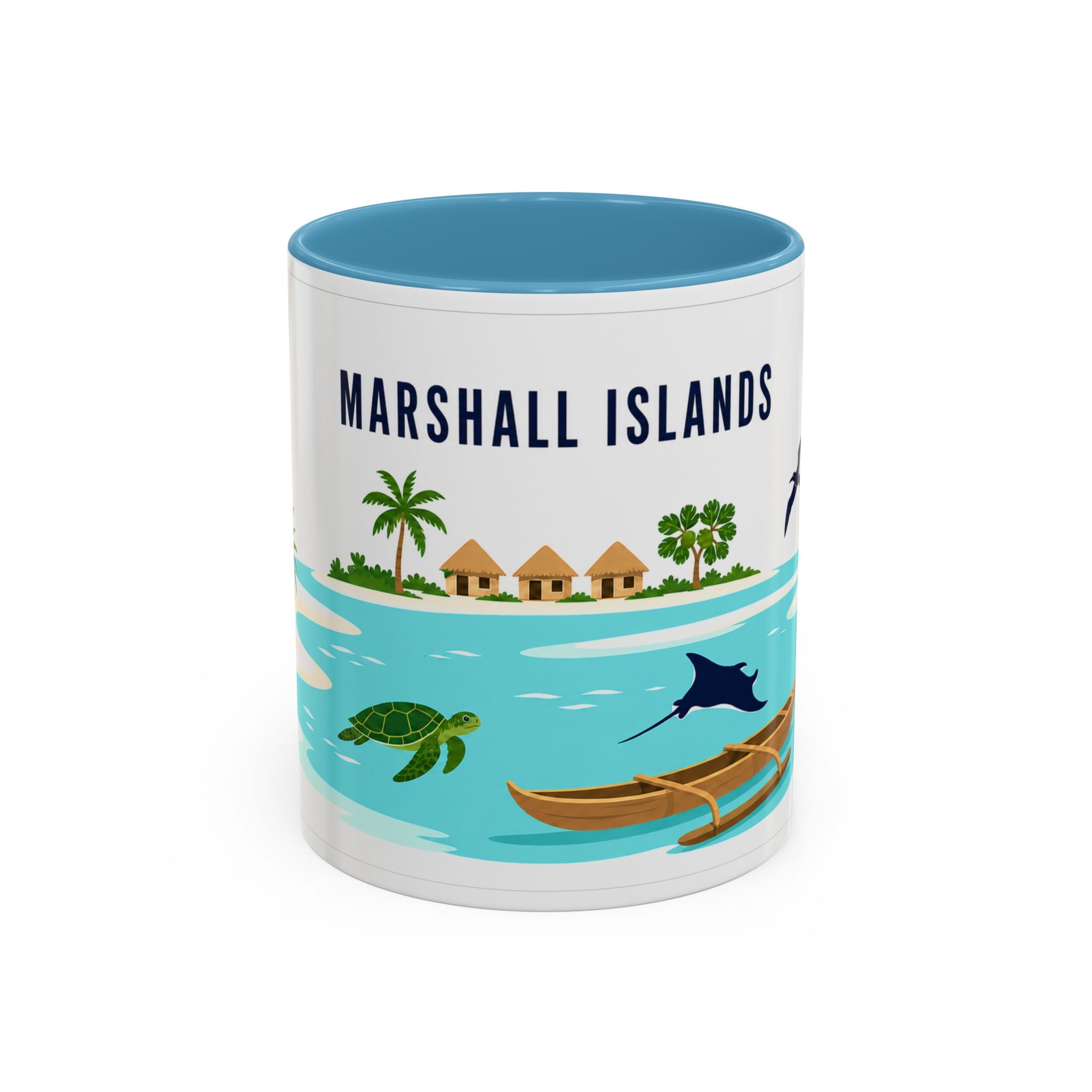 Marshall Islands Coffee Mug | Travel Souvenir Accent Mug | Country Gift Ceramic Cup 11oz 15oz