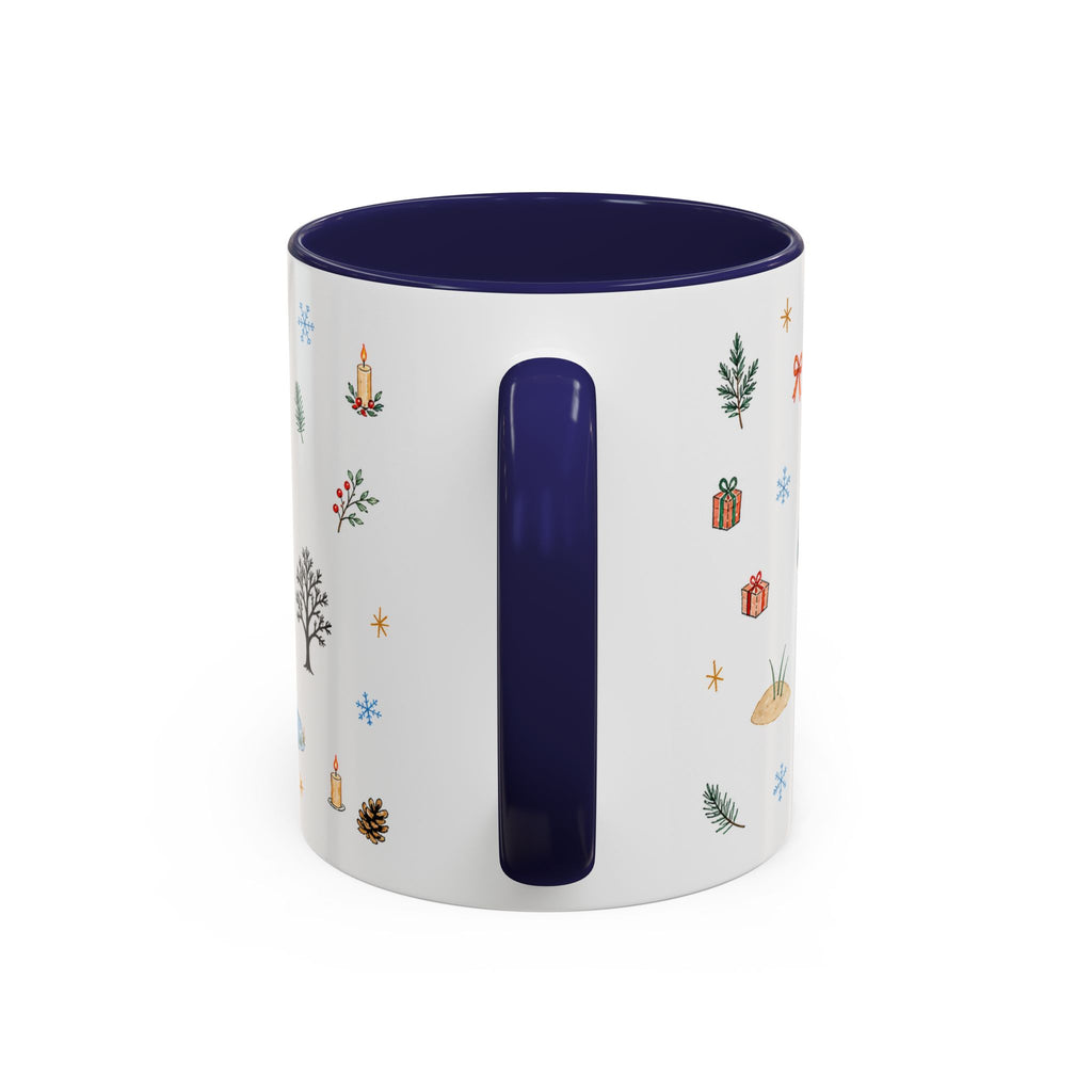 Indiana Dunes National Park Christmas Mug | Watercolor Travel Souvenir | Holiday Gift | Accent Ceramic Coffee Cup 11oz 15oz