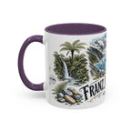 Franz Josef Glacier Mug, New Zealand Travel Souvenir, Bucket List Gift, Accent Ceramic Coffee Mug 11oz 15oz