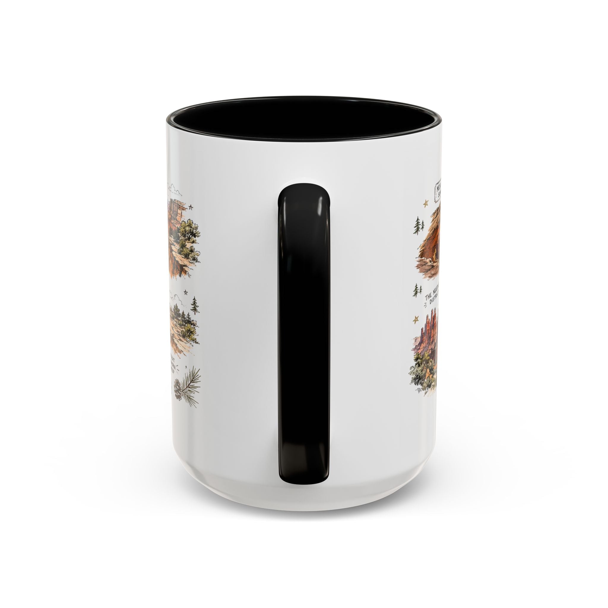 Canyonlands National Park Coffee Mug | Utah Red Rock Desert River Gift | Accent Color Ceramic 11oz 15oz