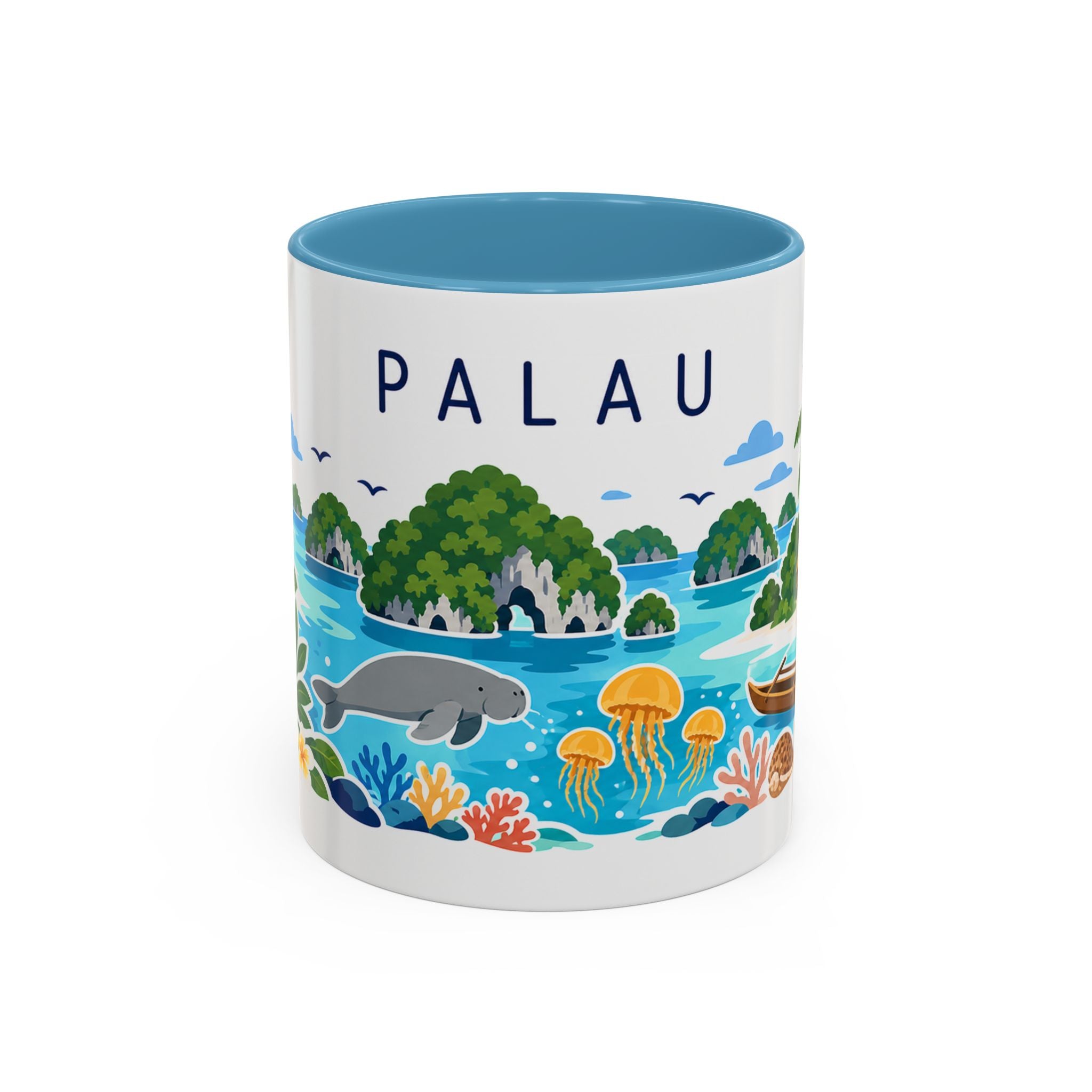 Palau Coffee Mug | Travel Souvenir Accent Mug | Country Gift Ceramic Cup 11oz 15oz