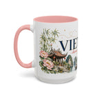 Vietnam Home Country Mug | Moving Away Gift | Long Distance Friendship | 11 oz 15 oz Accent Mug