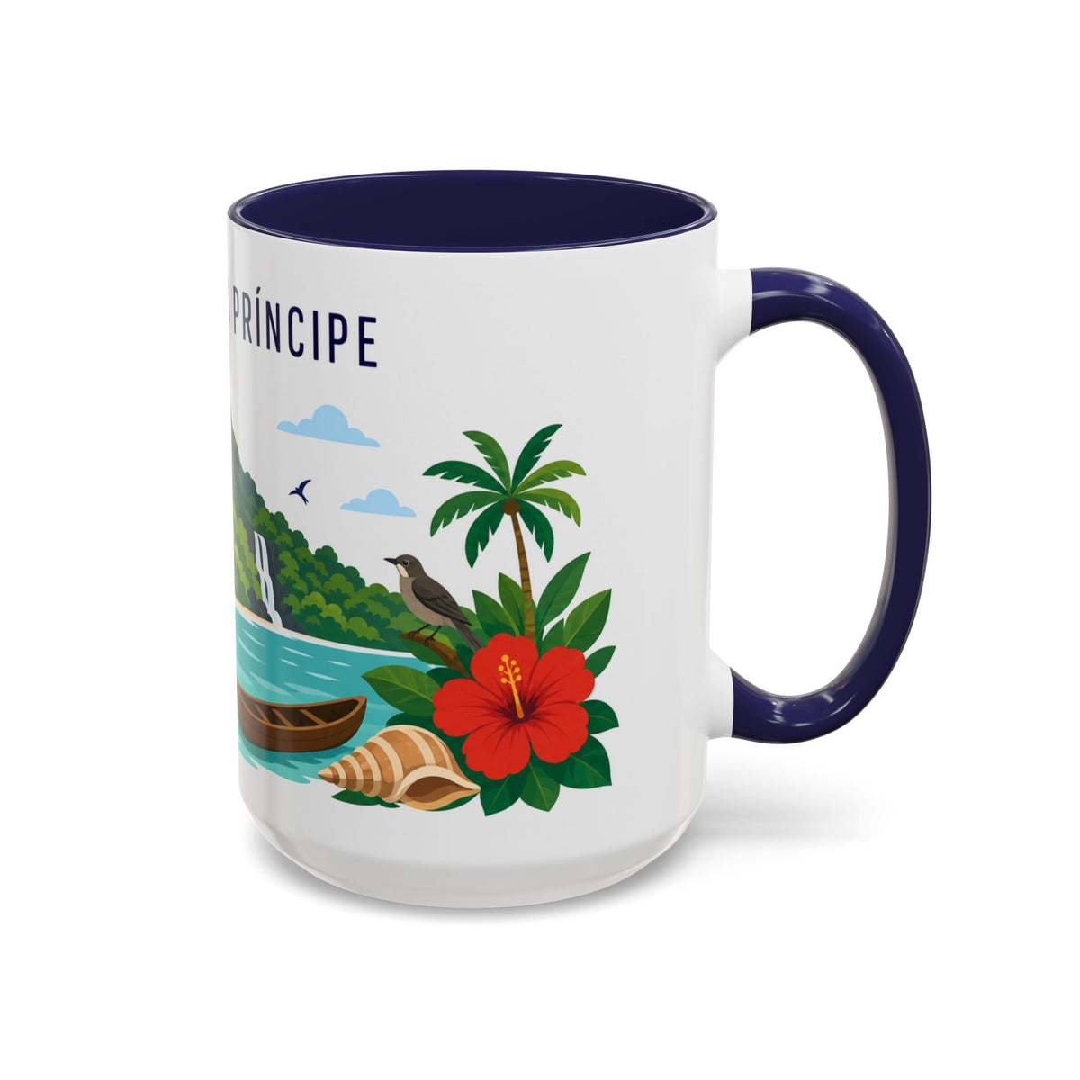 São Tomé and Príncipe Coffee Mug | Travel Souvenir Accent Mug | Country Gift Ceramic Cup 11oz 15oz