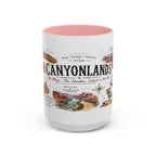 Canyonlands National Park Coffee Mug | Utah Red Rock Desert River Gift | Accent Color Ceramic 11oz 15oz
