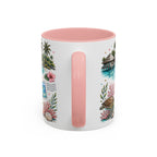 Maldives Coffee Mug | Travel Destination Souvenir Gift | Accent Color Ceramic 11oz 15oz