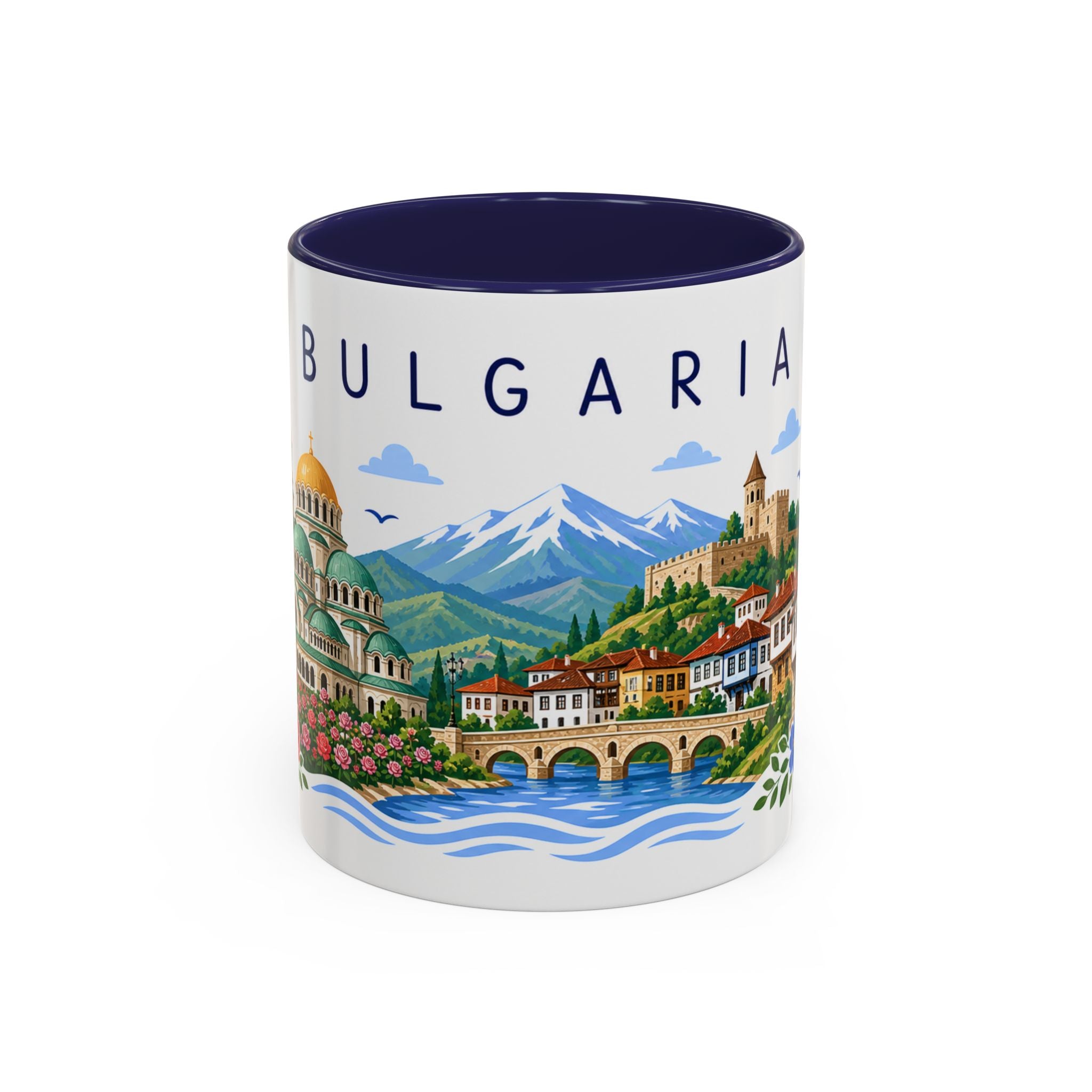 Bulgaria Coffee Mug | Travel Souvenir Accent Mug | Place Gift Ceramic Cup 11oz 15oz