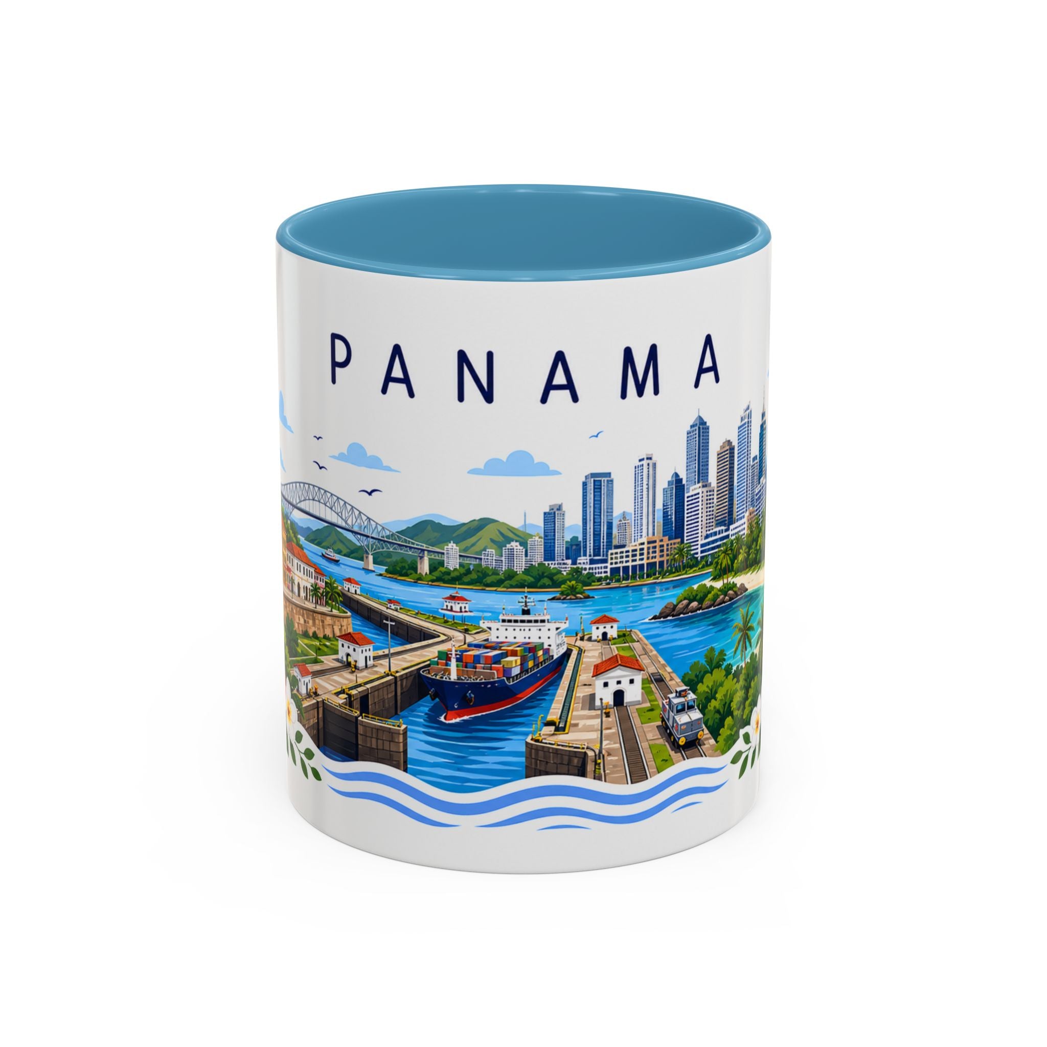 Panama Coffee Mug | Travel Souvenir Accent Mug | Place Gift Ceramic Cup 11oz 15oz