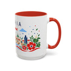Czechia Coffee Mug | Travel Souvenir Accent Mug | Country Gift Ceramic Cup 11oz 15oz