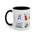 Vienna Coffee Mug | Postage Stamp Collage Mug | Travel Souvenir Accent Cup 11oz 15oz