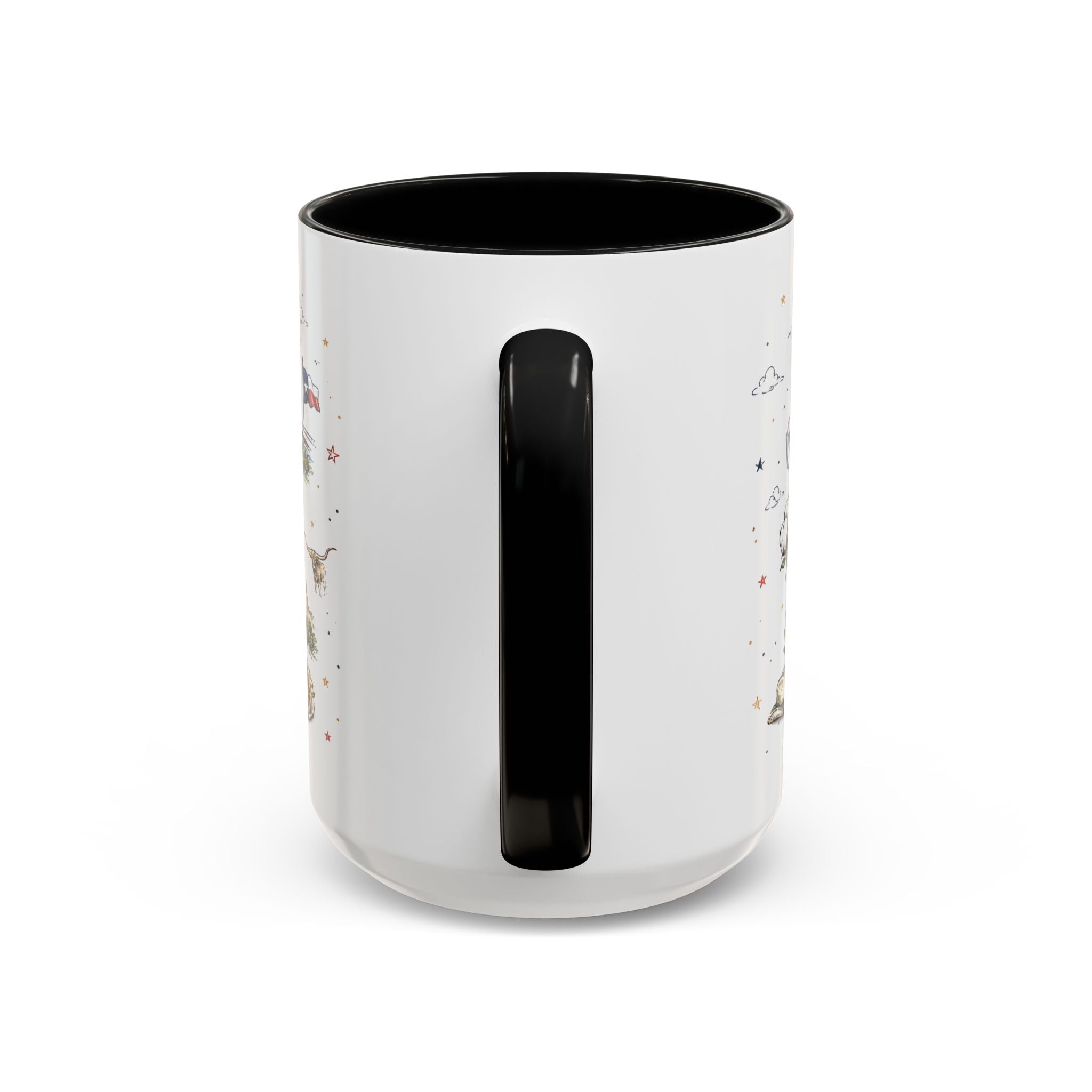 Dallas Coffee Mug | Texas Souvenir City Gift | Accent Color Ceramic 11oz 15oz