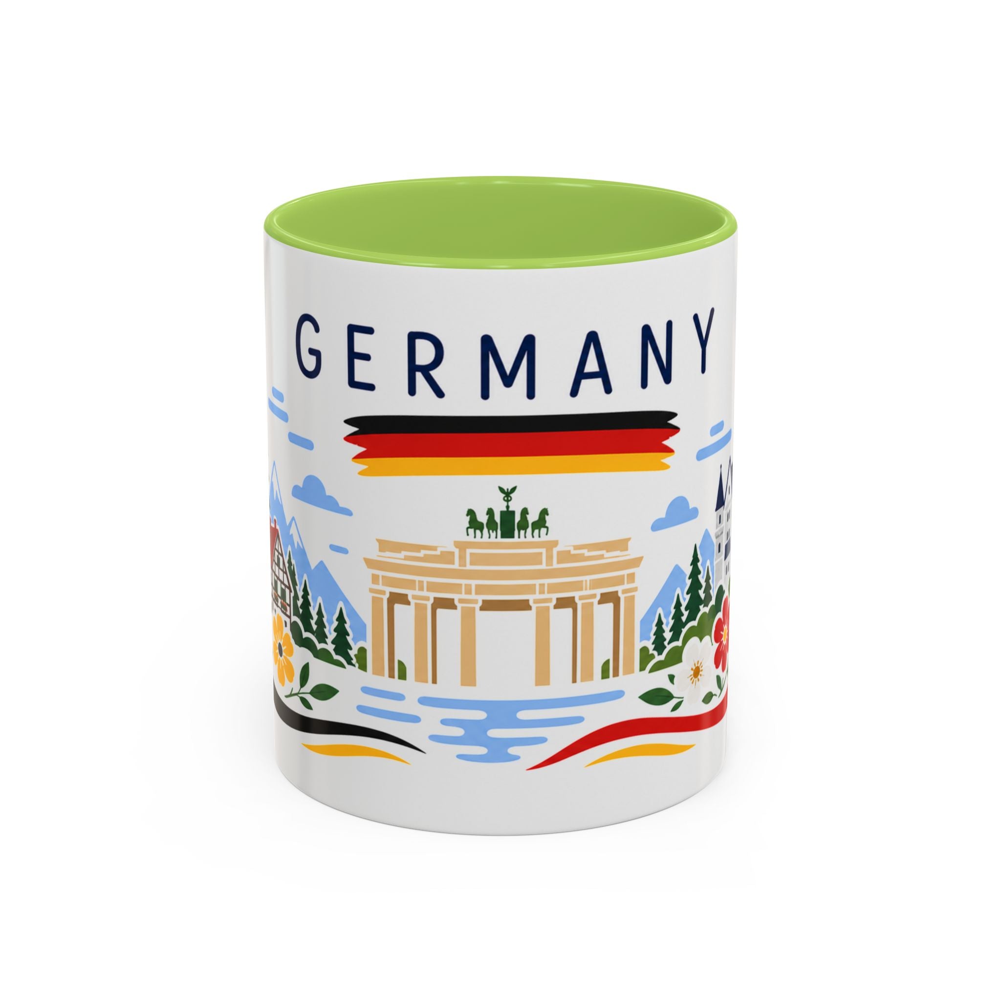 Germany Coffee Mug | Travel Souvenir Accent Mug | Country Gift Ceramic Cup 11oz 15oz
