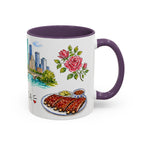 Tulsa Illustrated Travel Mug | City Souvenir Accent Coffee Mug | 11oz 15oz Ceramic Cup