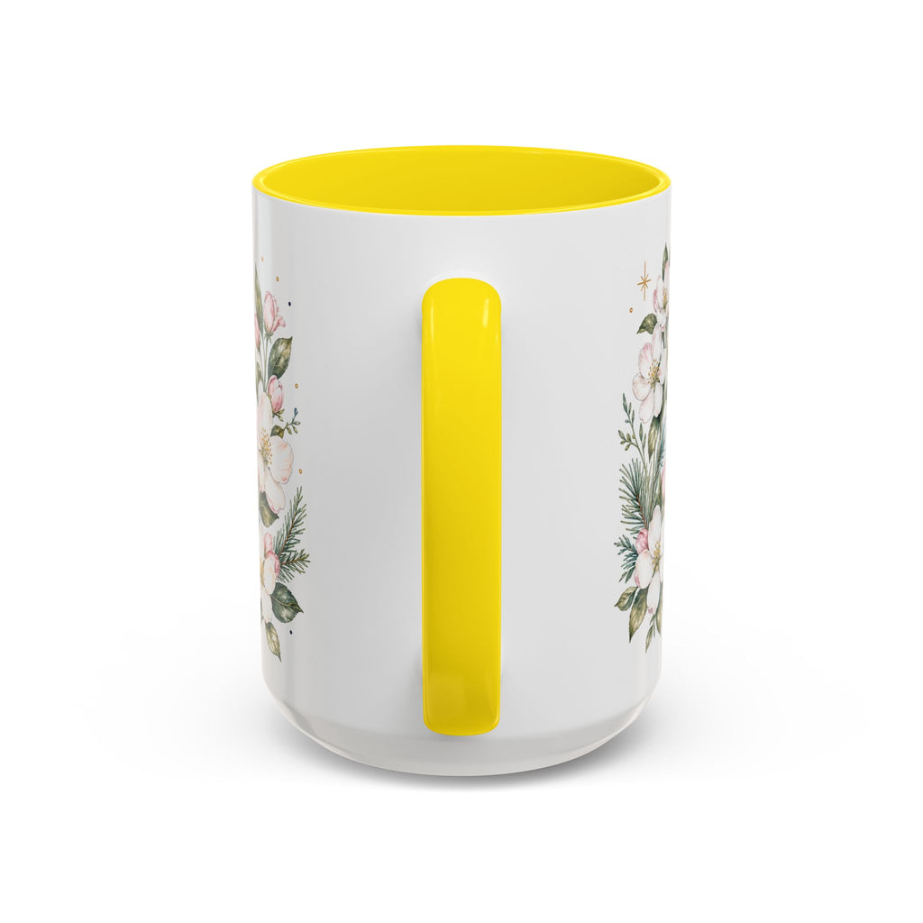 Michigan State Map Mug | Botanical Accents, Lakes Art | Homesick Gift