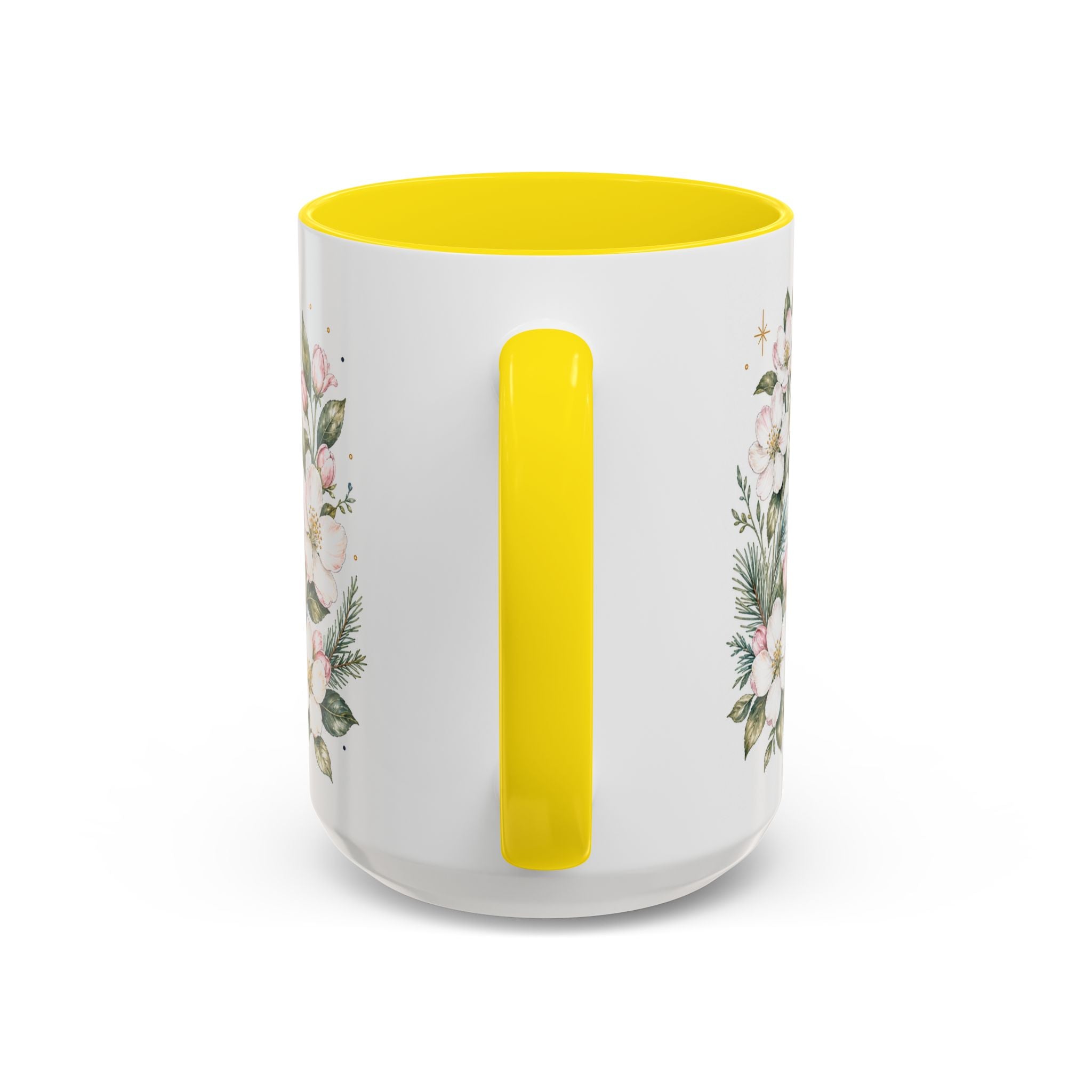 Michigan State Map Mug | Botanical Accents, Lakes Art | Homesick Gift