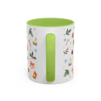 Christmas Bell Mug | Ribbon Gift Watercolor Holiday Cup | Accent Coffee Mug 11oz 15oz