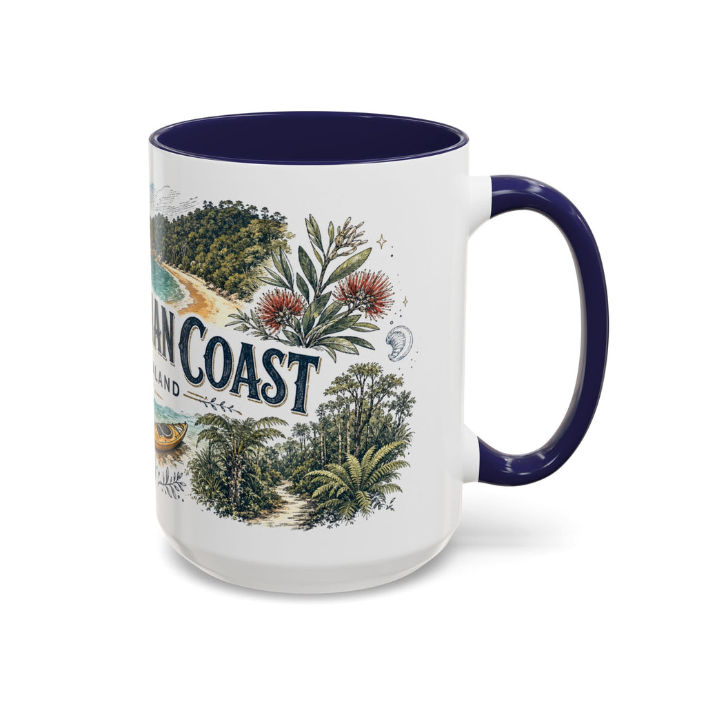 Abel Tasman Coast Mug, New Zealand Travel Souvenir, Bucket List Gift, Accent Ceramic Coffee Mug 11oz 15oz