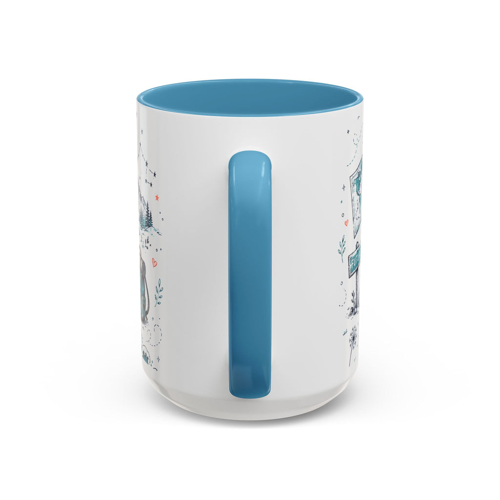 Adventure Awaits Coffee Mug | Class of 2026 Graduation Gift | Accent Color Ceramic 11oz 15oz