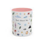 Denali National Park Christmas Mug | Watercolor Travel Souvenir | Holiday Gift | Accent Ceramic Coffee Cup 11oz 15oz