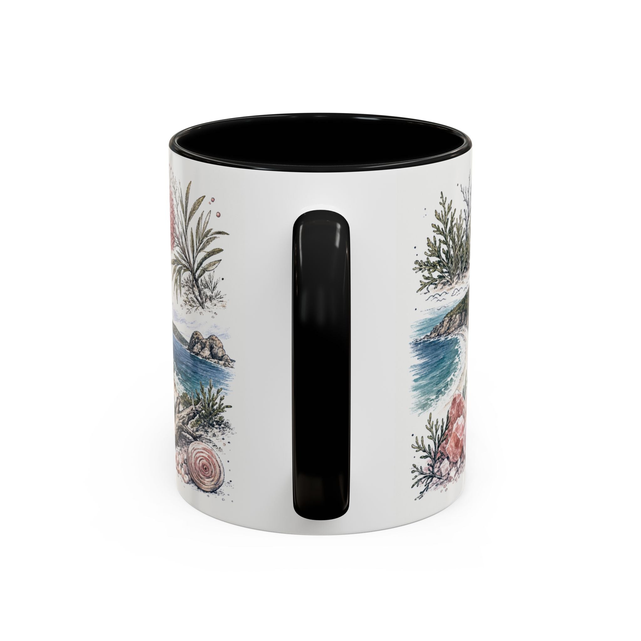 Lake Hillier Mug, Australia Travel Souvenir, Bucket List Gift, Accent Ceramic Coffee Mug 11oz 15oz