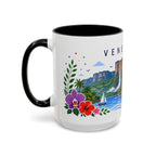 Venezuela Coffee Mug | Travel Souvenir Accent Mug | Place Gift Ceramic Cup 11oz 15oz