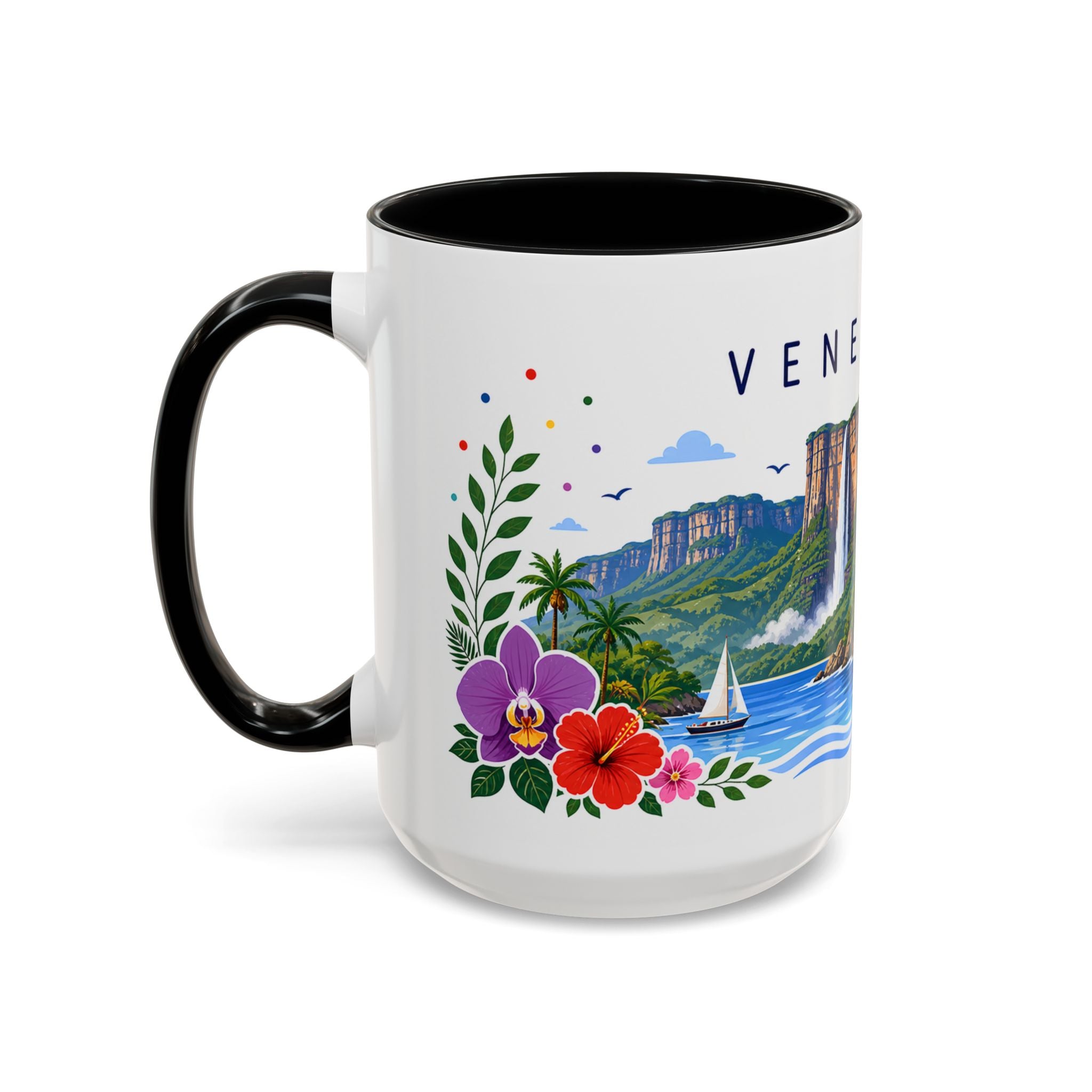Venezuela Coffee Mug | Travel Souvenir Accent Mug | Place Gift Ceramic Cup 11oz 15oz