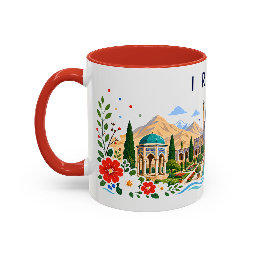 Iran Coffee Mug | Travel Souvenir Accent Mug | Place Gift Ceramic Cup 11oz 15oz