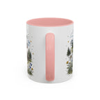 Swiss Alps Coffee Mug | Travel Destination Souvenir Gift | Accent Color Ceramic 11oz 15oz