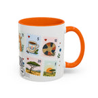 Nairobi Coffee Mug | Postage Stamp Collage Mug | Travel Souvenir Accent Cup 11oz 15oz