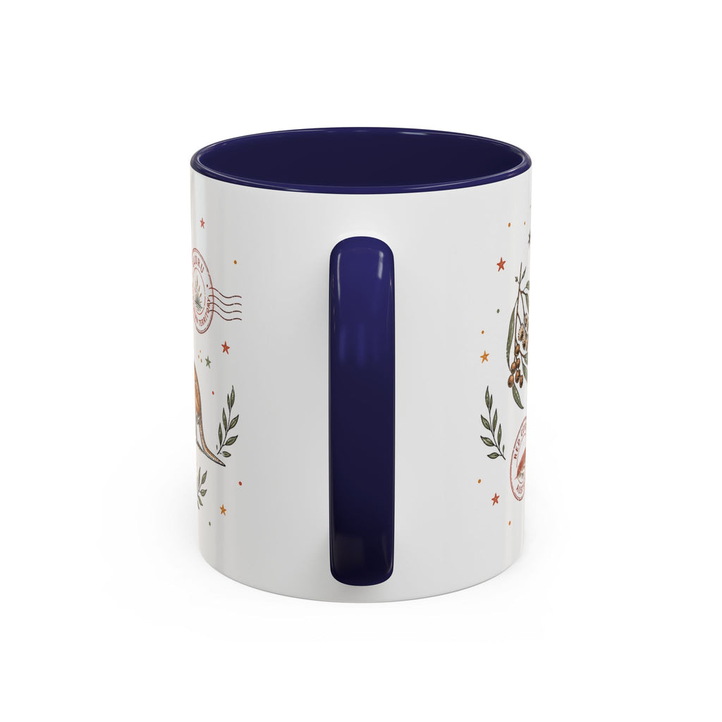 Uluru Coffee Mug | Travel Destination Souvenir Gift | Accent Color Ceramic 11oz 15oz