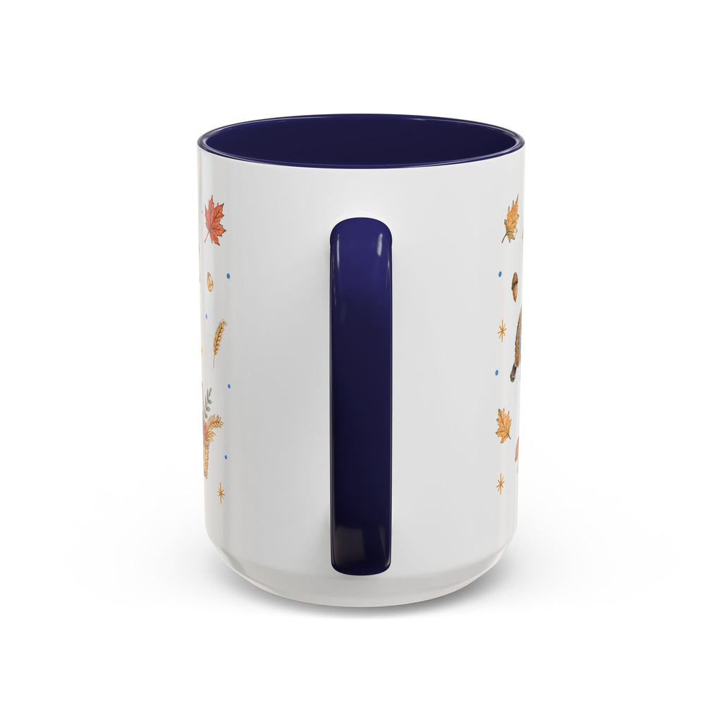 Thanksgiving Turkey Mug | Friendly Woodland Watercolor Gift | Autumn Accent Cup 11oz 15oz