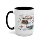 Lake Clark National Park Coffee Mug | Alaska Fly-in Wilderness Adventure Gift | Accent Color Ceramic 11oz 15oz