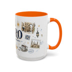 Cairo Coffee Mug | Egypt Souvenir Travel Gift | Accent Color Ceramic 11oz 15oz
