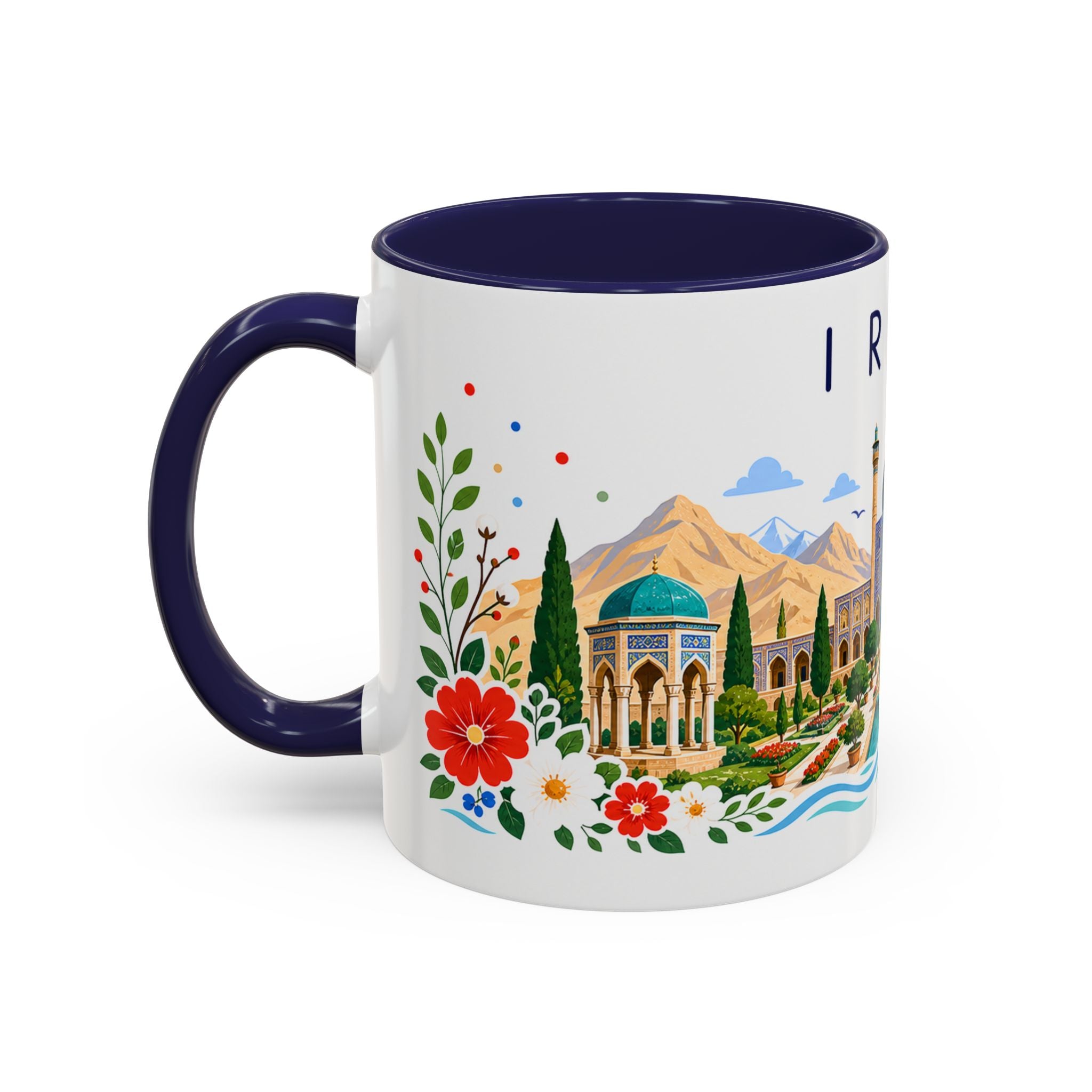 Iran Coffee Mug | Travel Souvenir Accent Mug | Place Gift Ceramic Cup 11oz 15oz