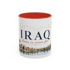 Iraq Home Country Mug | Moving Away Gift | Long Distance Friendship | 11 oz 15 oz Accent Mug