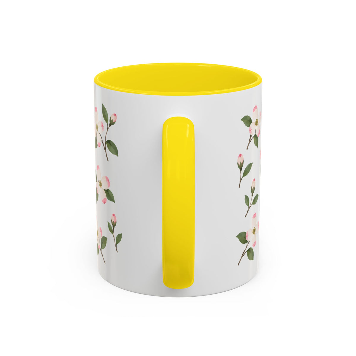Virginia American Dogwood Mug, State Flower Floral Coffee Cup, 11oz Botanical Gift