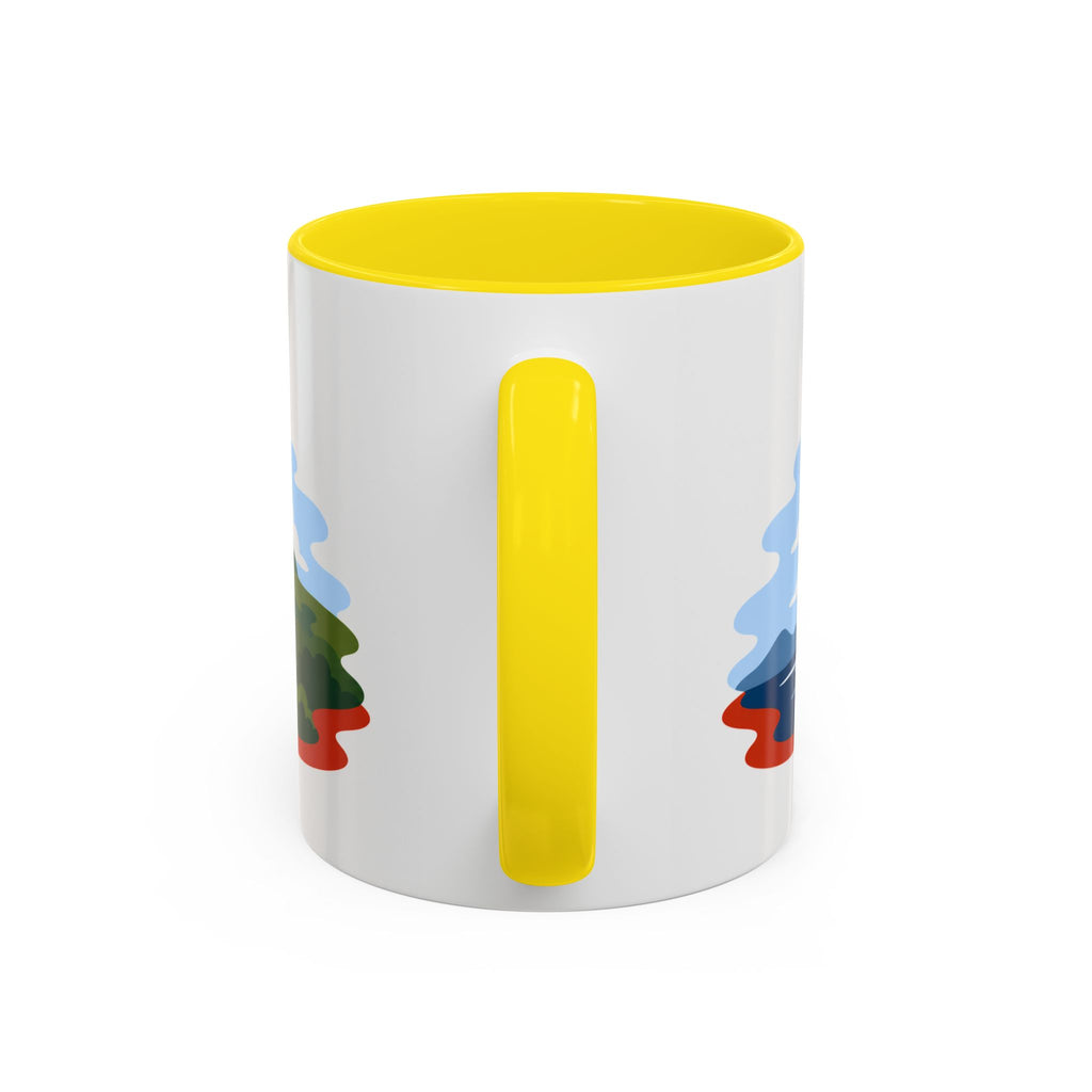 Faroe Islands Coffee Mug | Travel Destination Souvenir Gift | Accent Color Ceramic 11oz 15oz