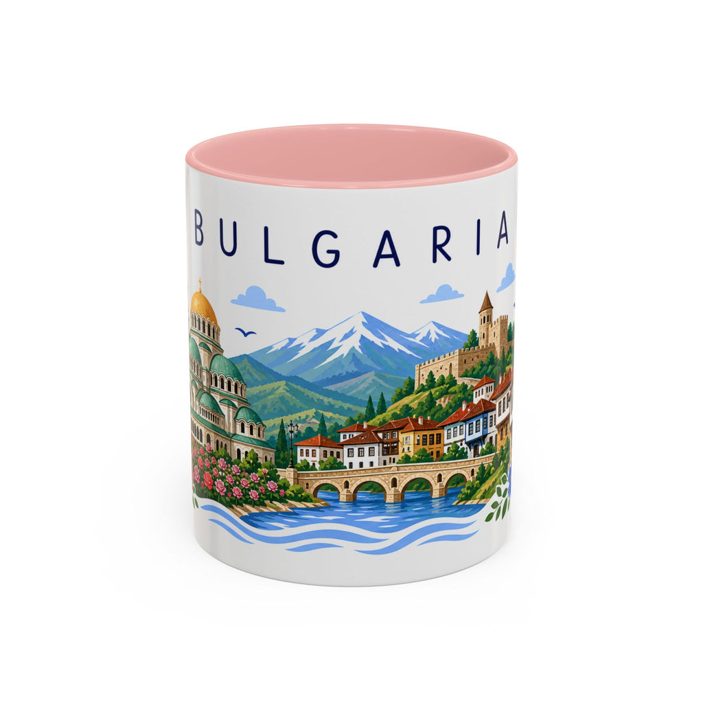 Bulgaria Coffee Mug | Travel Souvenir Accent Mug | Place Gift Ceramic Cup 11oz 15oz