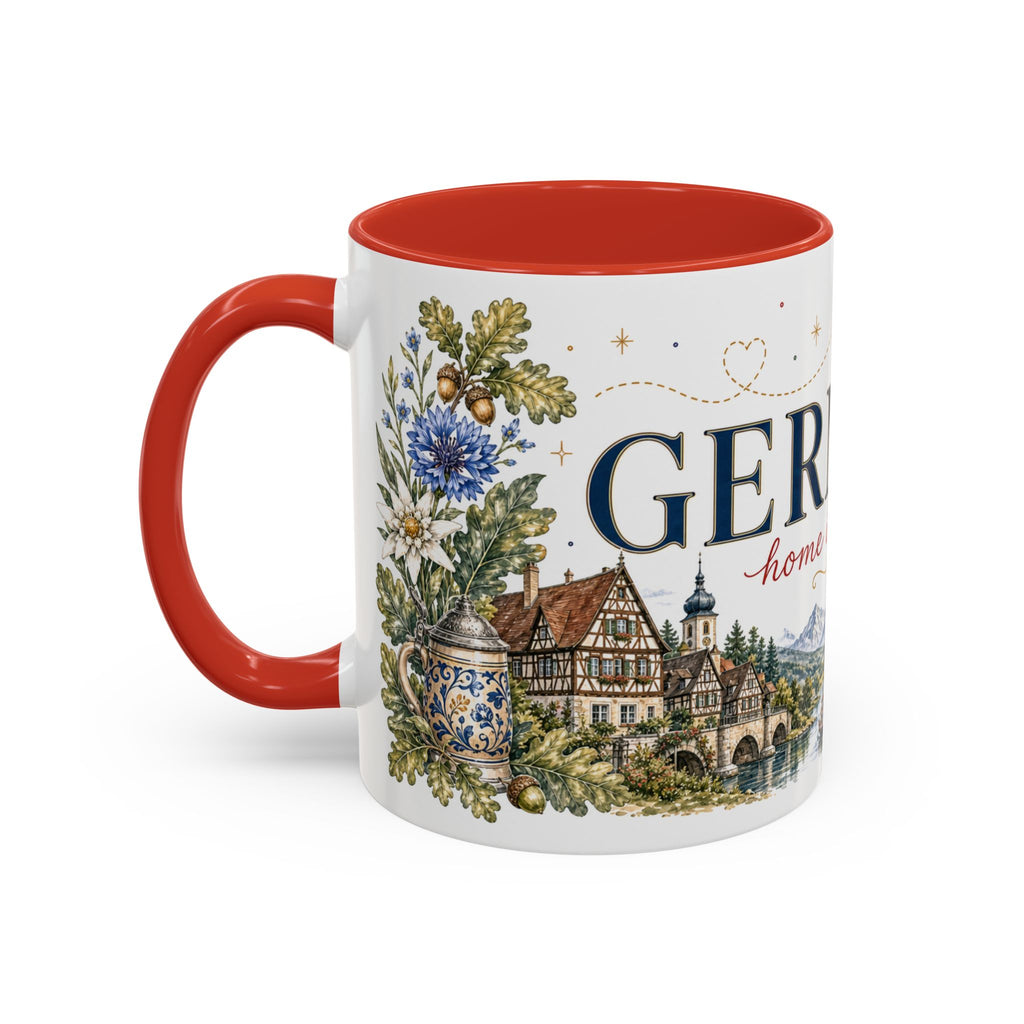 Germany Home Country Mug | Moving Away Gift | Long Distance Friendship | 11 oz 15 oz Accent Mug