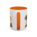 Sahara Dunes Coffee Mug | Travel Destination Souvenir Gift | Accent Color Ceramic 11oz 15oz