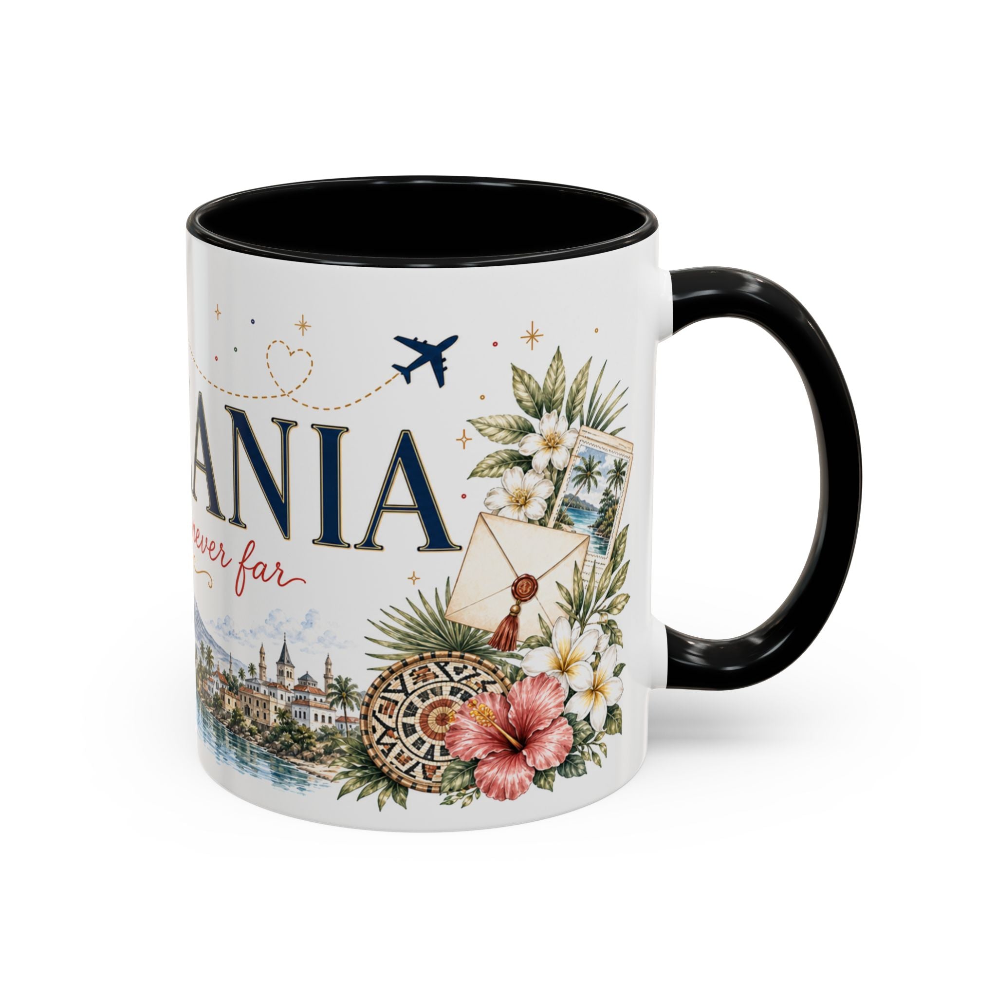 Tanzania Home Country Mug | Moving Away Gift | Long Distance Friendship | 11 oz 15 oz Accent Mug