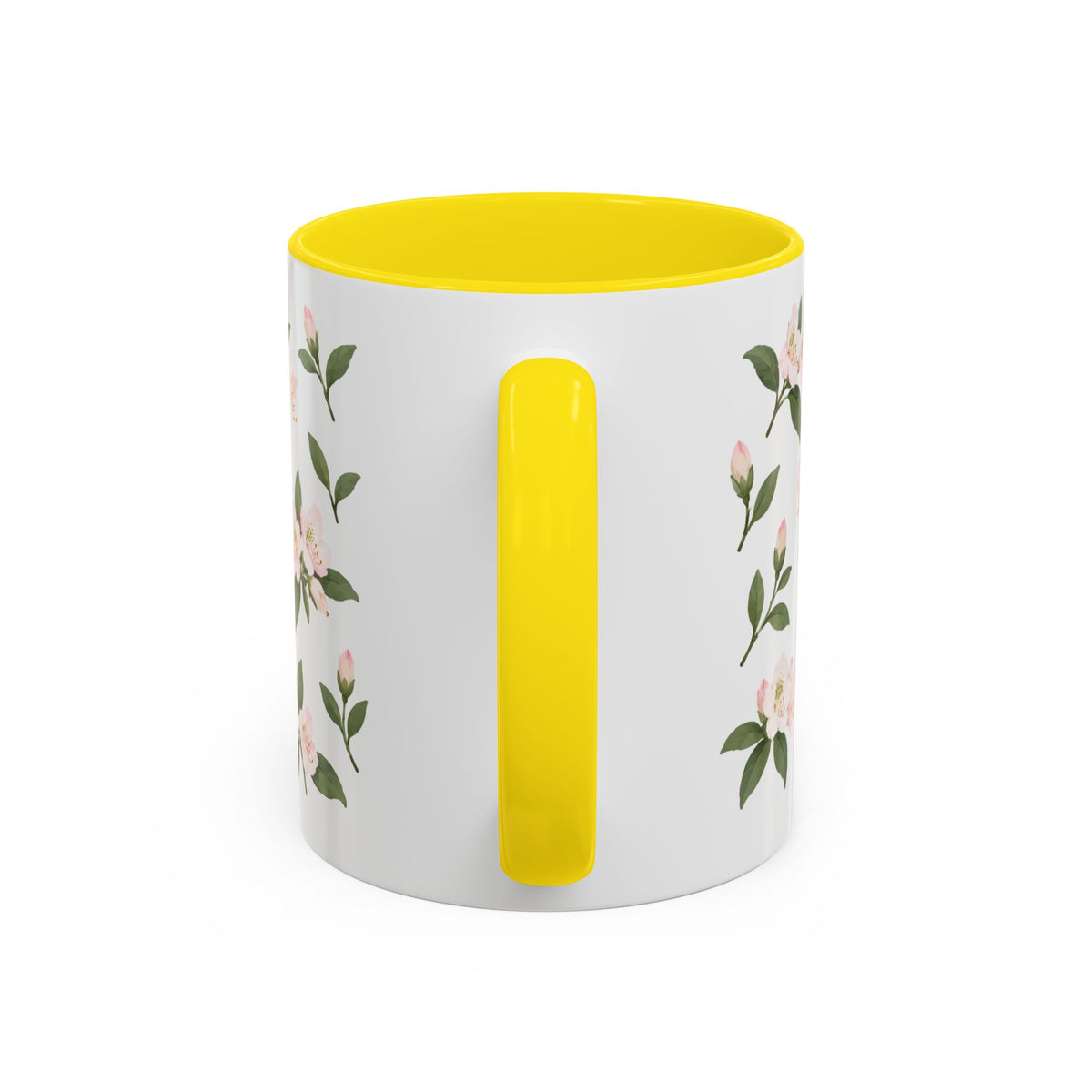 West Virginia Rhododendron Mug, State Flower Floral Coffee Cup, 11oz Botanical Gift