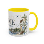 Maine State Mug | Moving Away, Long Distance Friendship Gift | 11oz 15oz Accent Mug