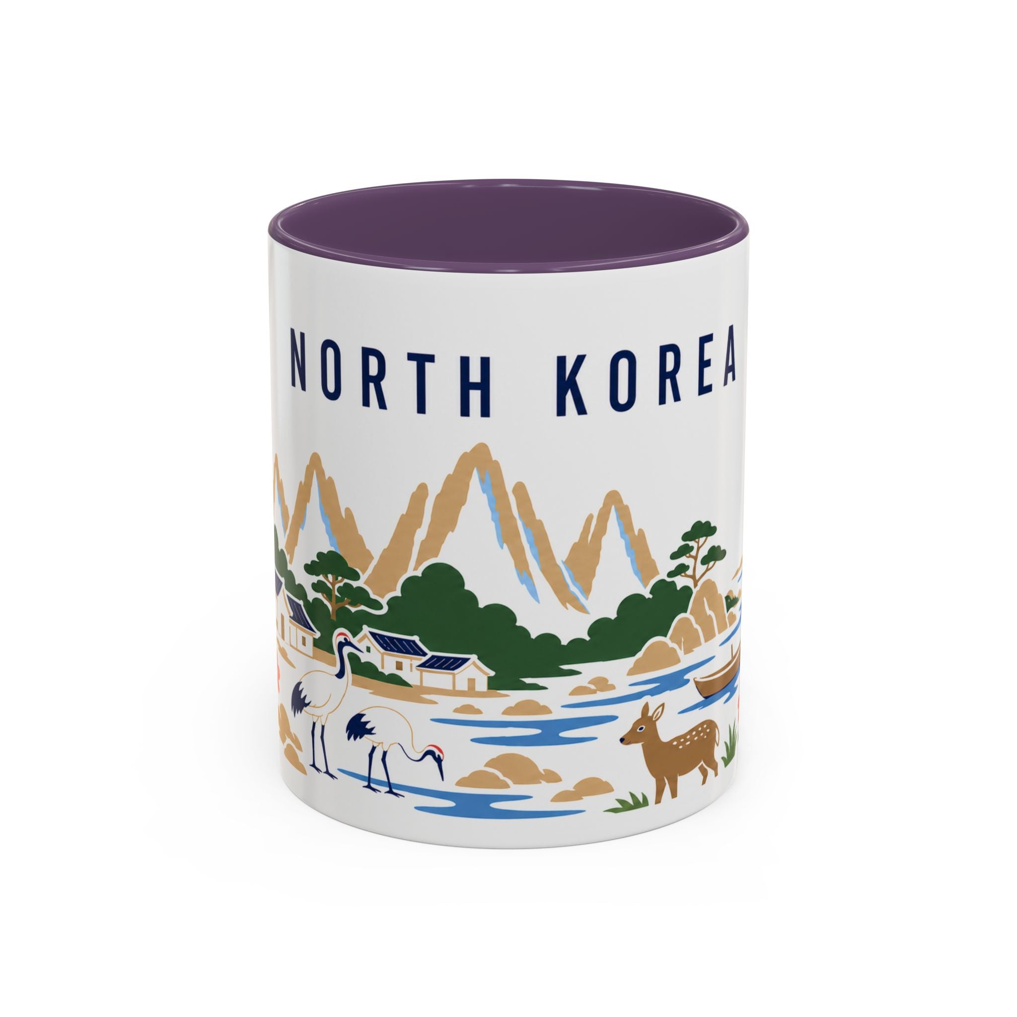 North Korea Coffee Mug | Travel Souvenir Accent Mug | Country Gift Ceramic Cup 11oz 15oz