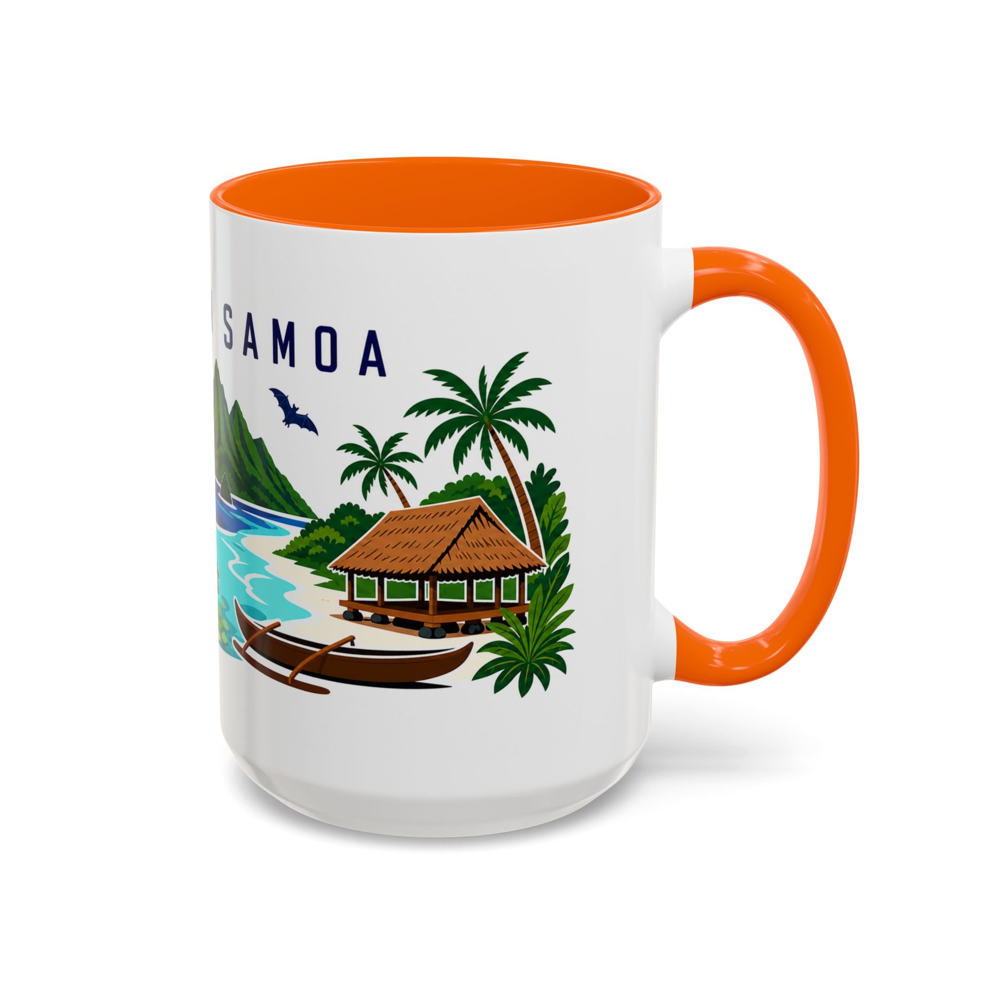 American Samoa Coffee Mug | Travel Souvenir Accent Mug | Country Gift Ceramic Cup 11oz 15oz