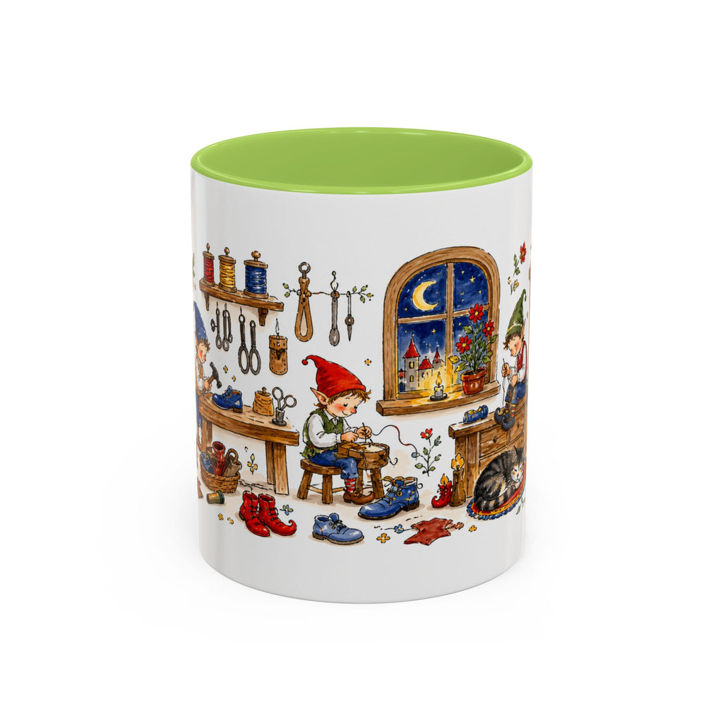 Elves and the Shoemaker Mug | Storybook Accent Coffee Mug | EveryLegend
