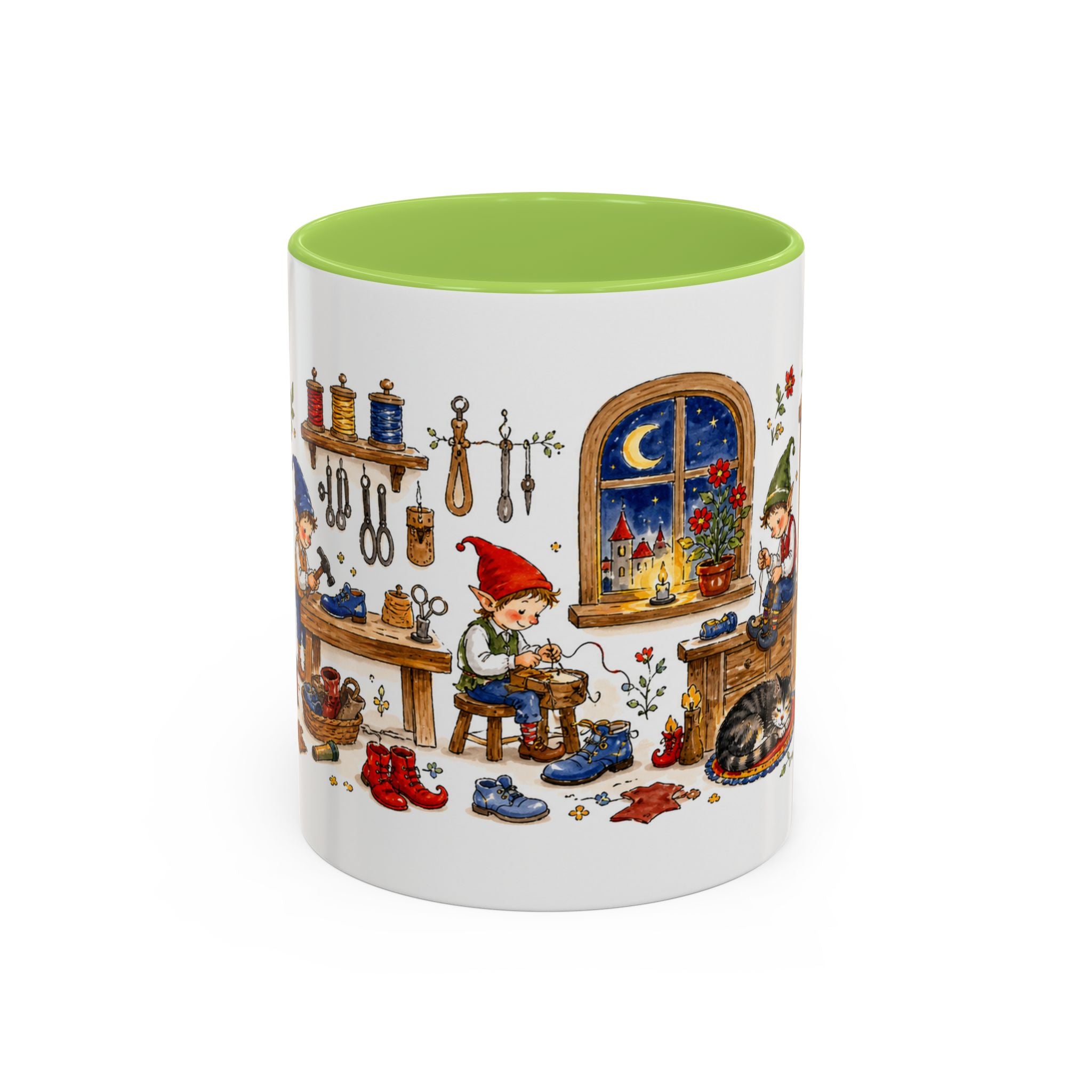 Elves and the Shoemaker Mug | Storybook Accent Coffee Mug | EveryLegend