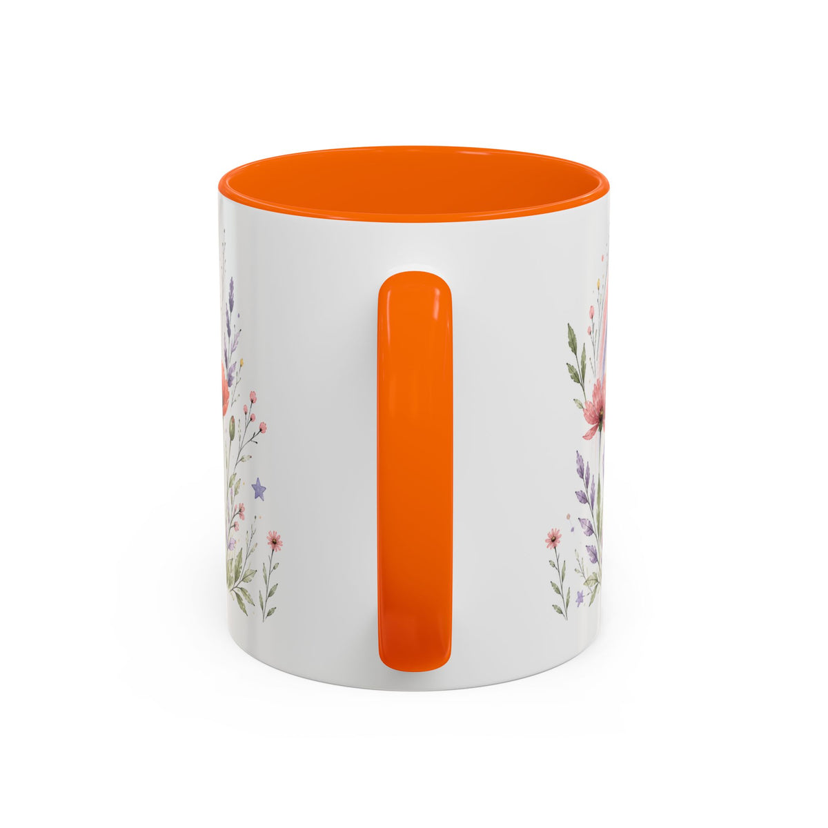 Personalized Kindergarten Teacher Mug | Custom Name Wildflower Rainbow Cup | Back to School Gift